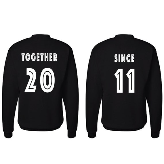 custom couple sweatshirts