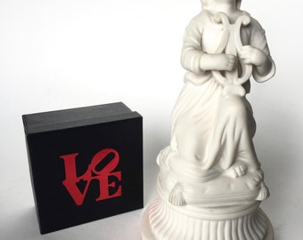 Antique Parian Figure of a Female with Lyer