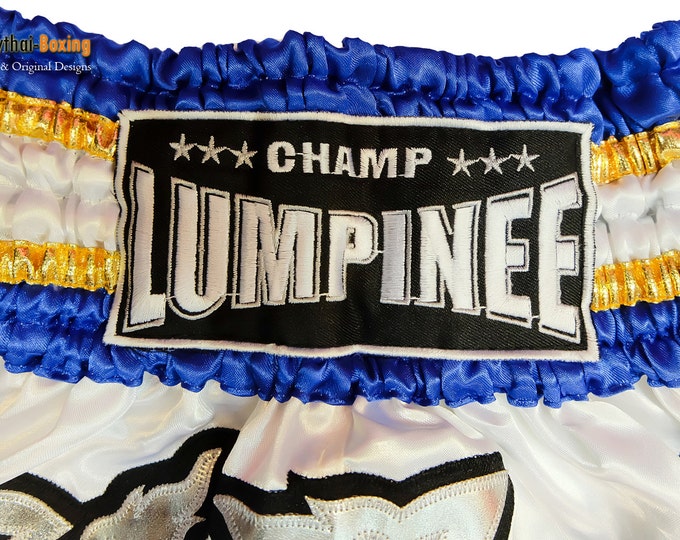 Champ Lumpinee Muay Thai Boxing Shorts Martial Arts - White
