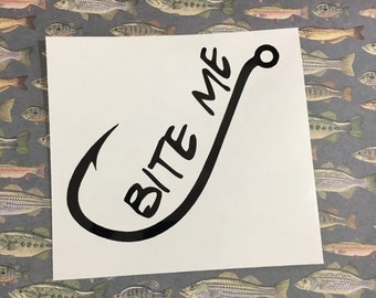 Download Bite me fishing | Etsy