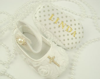 Christening Shoes Personalized shoes babies Baptism baby boy baby girl Christening shoes Baptism shoes infant Baptism shoes Gift toddlers