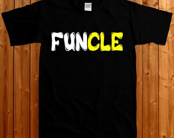 Funcle T-shirt , Funcle shirt, Fun Uncle T-shirt Funny Uncle TEE Shirt , T-shirt For Uncle , Uncle Birthday T-shirt , Future Uncle SM-00137