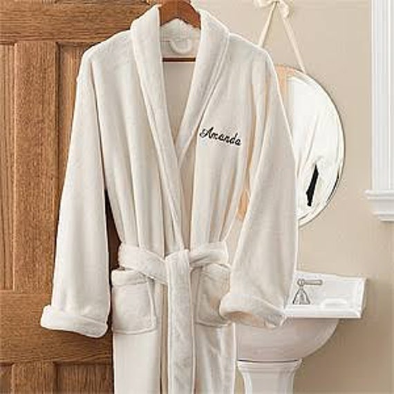 Custom Embroidered Bath Robes by on Etsy
