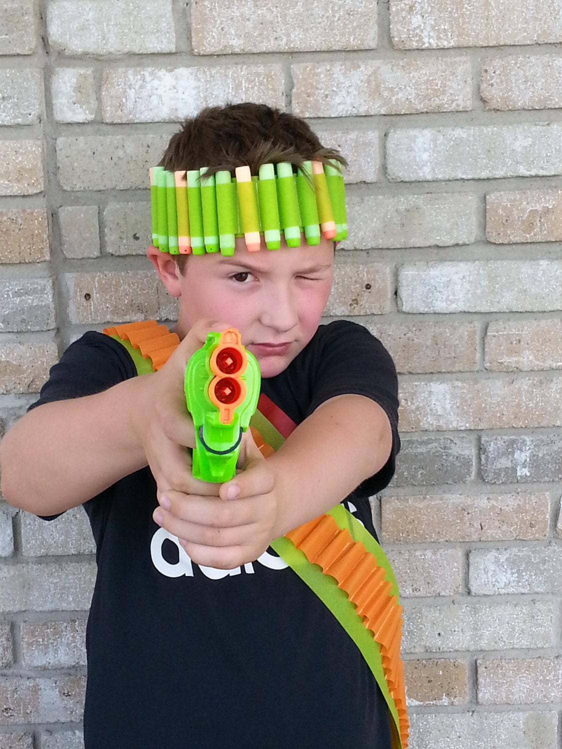 Nerf Gun Bullet Dart Holder Belt Rambo Headband Bandolier