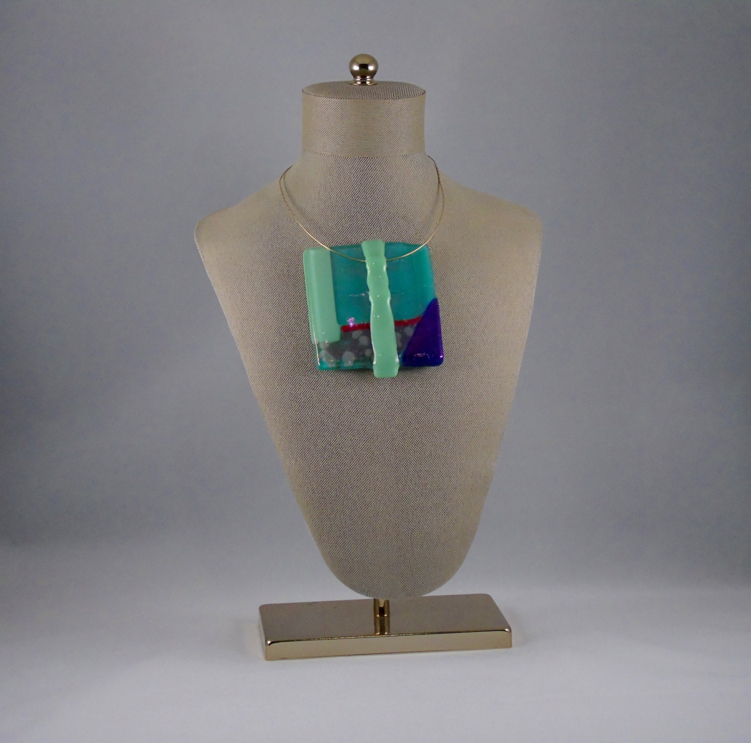 Glass Necklace Pendant