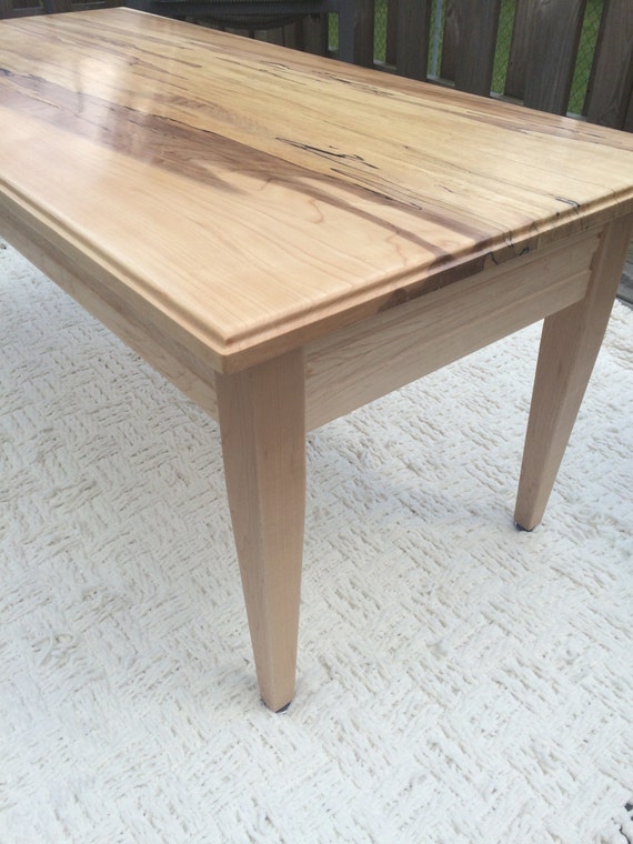 Spalted Maple Wood Coffee Table/ Home by JandKCreationsStudio