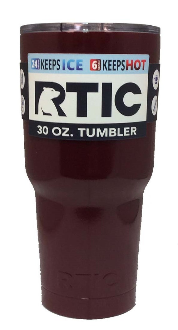 RTIC Powder Coated 30 Oz. Tumbler with LidMaroon