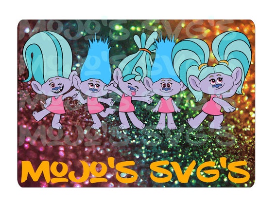 Download Trolls Movie 2016 Poppy Character SVG Cuttable Layered