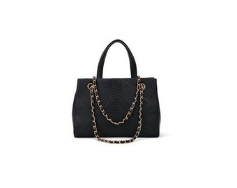 black and gold mini bag