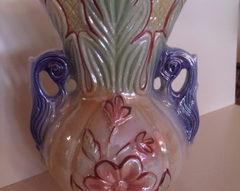 Vintage Colorful Vase made in Brazil, (# 742/42)