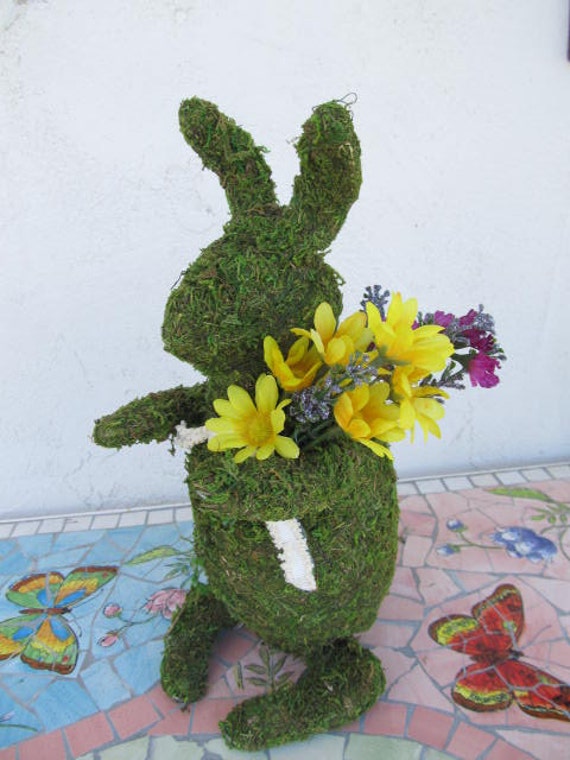 Moss Covered Spring Garden Rabbit