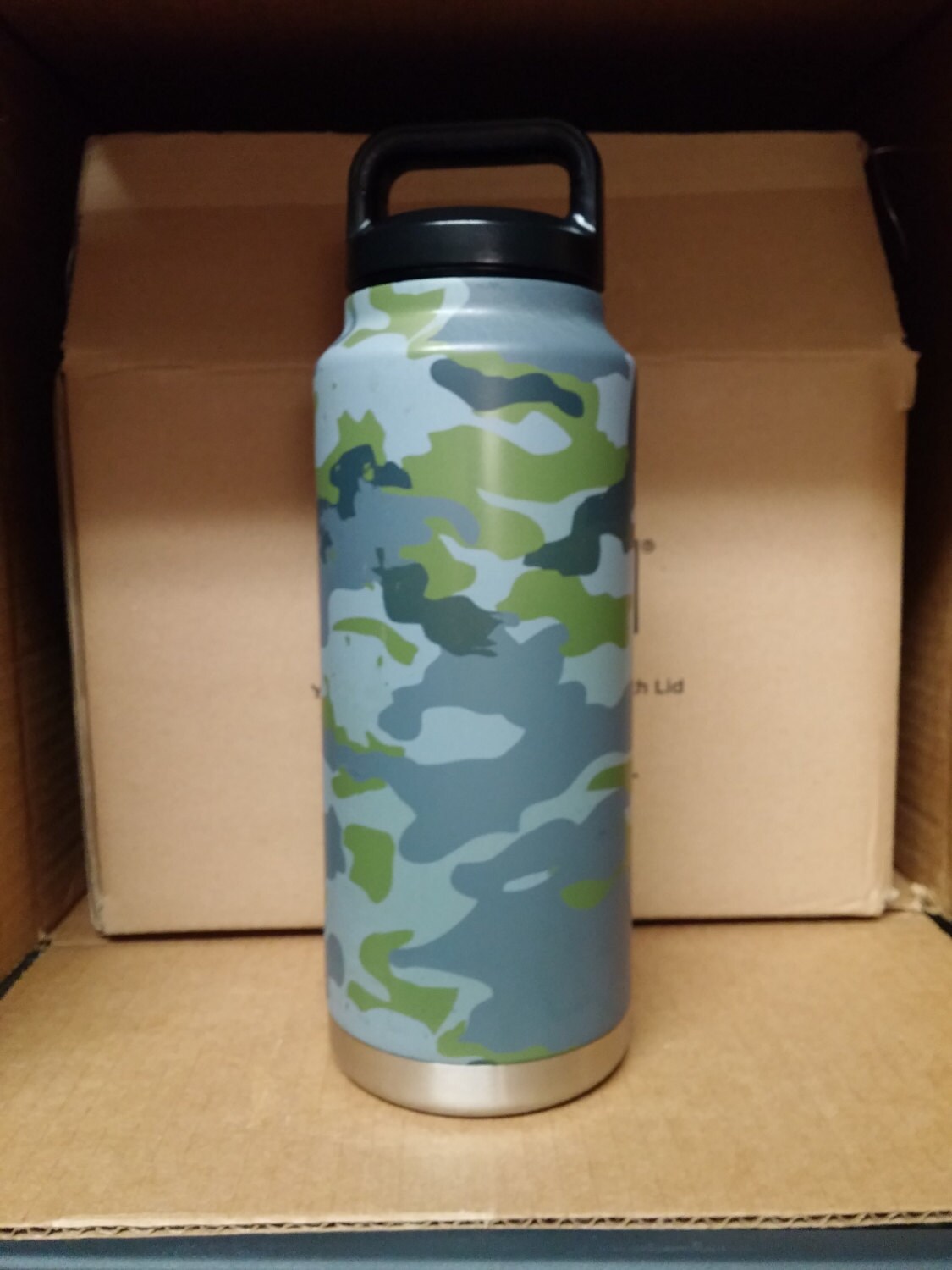 Hydro Dipped Yeti Rambler 36oz. Green Camo by BayouCityGraphics