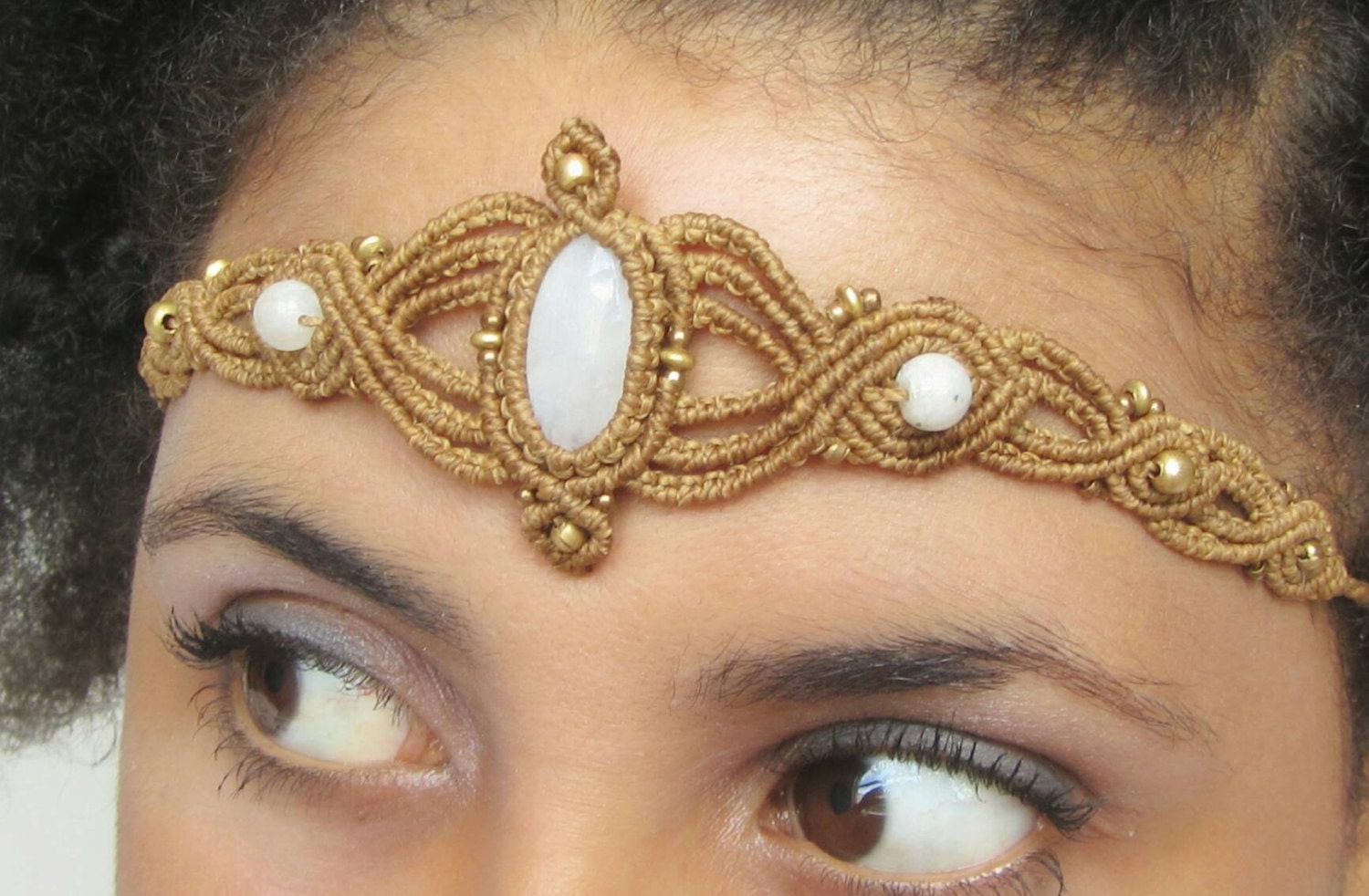 Rainbow Moonstone Moondance Tiara // Moonstone