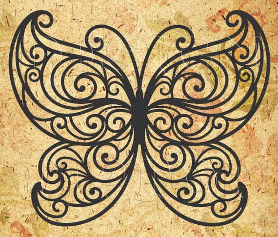 Download Butterfly SVG dxf png eps cdr print and cut files