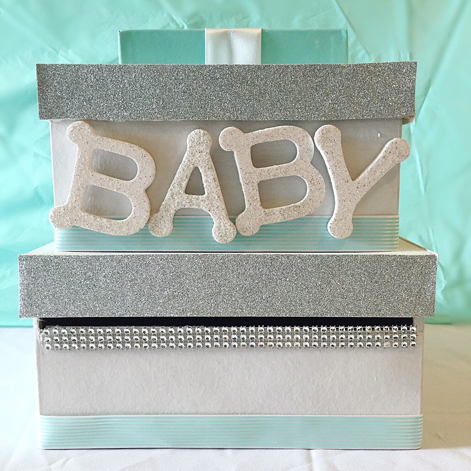 Baby Shower Card Box Giftcard Box and Letter by DesignedbyAdaeze