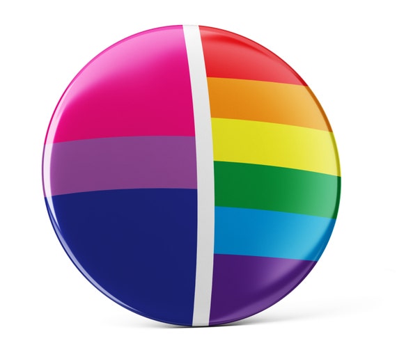 gay pride pin ribbon
