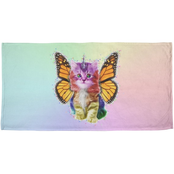 rainbow butterfly unicorn kitty stuffed animal