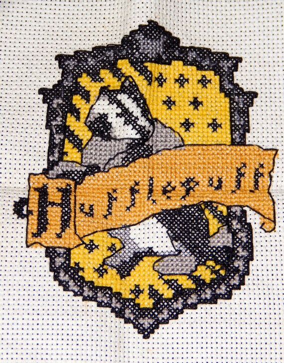 Hufflepuff potter harry chart knitting crest crochet cross stitch patterns pattern knit cauldron ravenclaw pixel hogwarts perler beads leggings cosplay