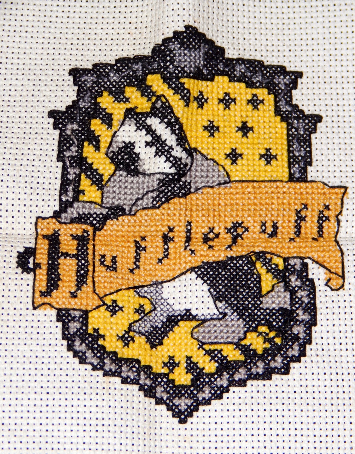 Harry Potter Hufflepuff Crest Cross Stitch By Jessicaedenart 5224