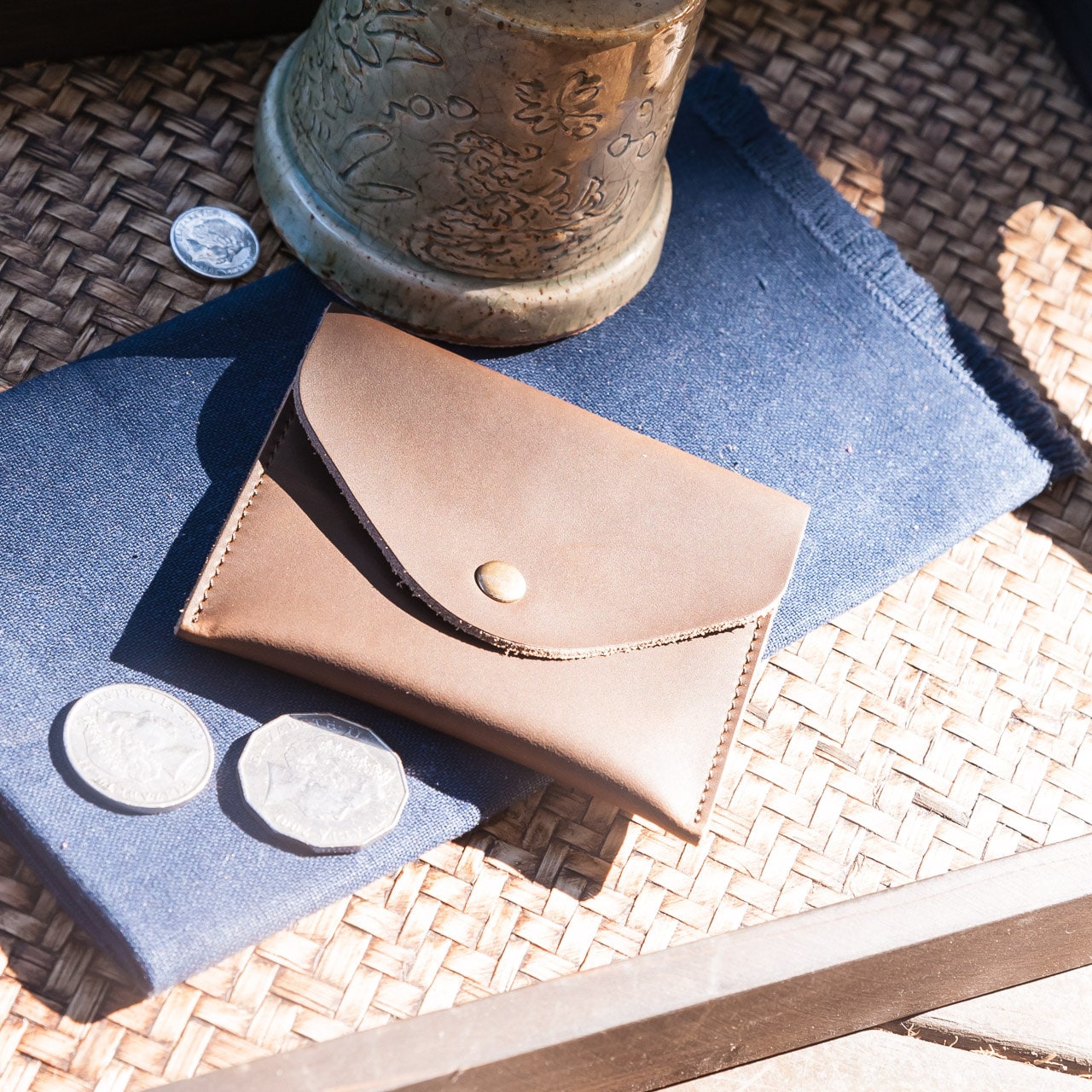 Leather Wallet. Minimalist. Leather Coin Purse. by EverydayCarryAU