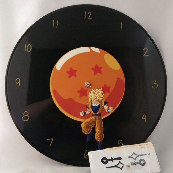 Dragon Ball Z Vinyl Record Clock