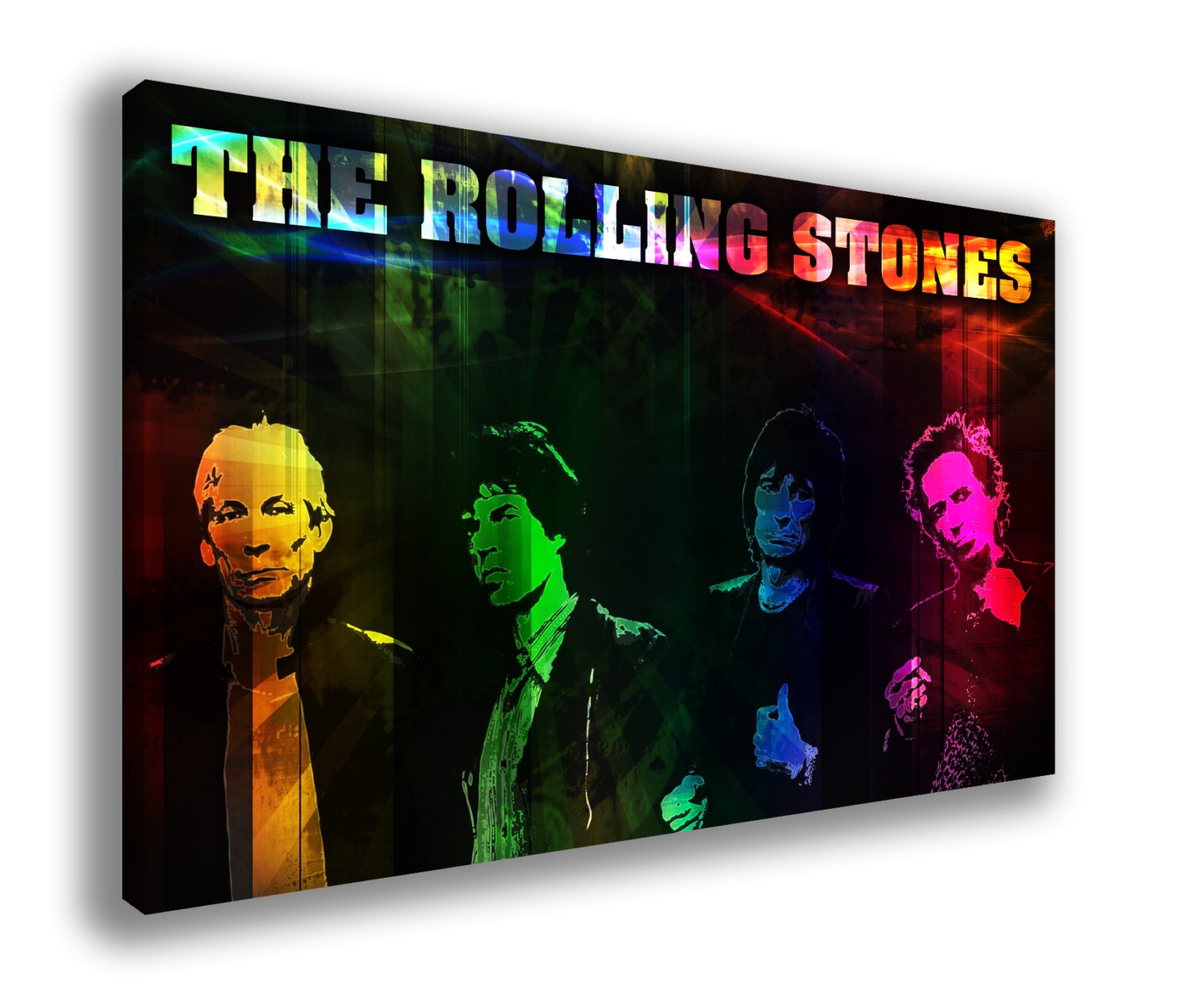 THE ROLLING STONES Band Canvas Wall Art
