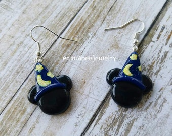 Magician Mickey Mouse Earrings