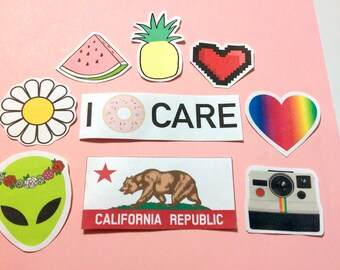 laptop stickers tumblr inspired cute stickers pack decals mothers day gift holiday gift