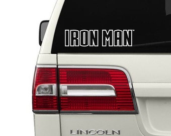 iron man mask logo vinyl decal by marvelousgraphics on etsy