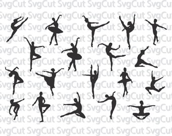 Ballerina SVG, Ballet SVG, Ballet Dancer svg, cut files for Silhouette, cut files for crcut, svg files, Monogram frames svg, Circle monogram