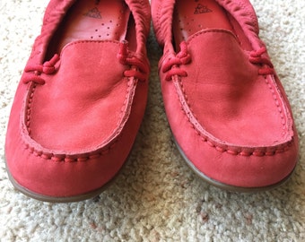 Red Hush Puppies Loafers