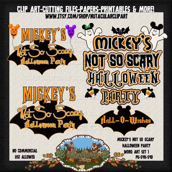 Mickey's Halloween Party Clip Art Not So Scary Halloween