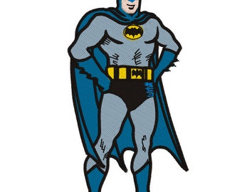 Machine Embroidery Design Batman - 2 sizes