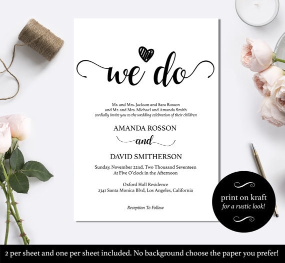 We Do Wedding Invitations 3