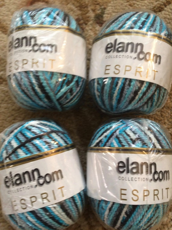 4 ballsElann ESPRIT yarnCotton stretch yarnGreat for