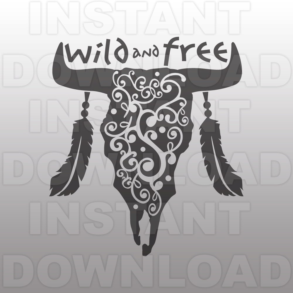 Download Western SVG FileWild and Free SVG FileCow Skull SVG