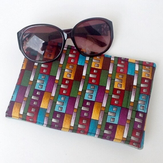 Sunglasses Case Eyeglass Soft Padded Handmade by Love2quilt