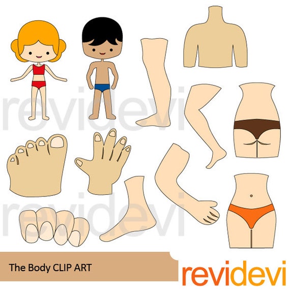cartoon body parts clipart - photo #37