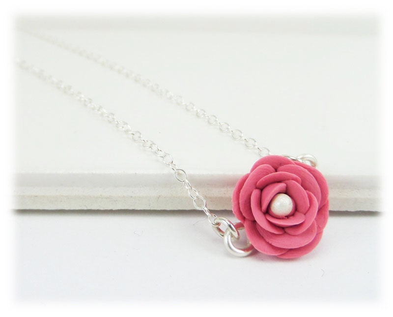 Tiny Camellia Necklace Camellia Jewelry Collection