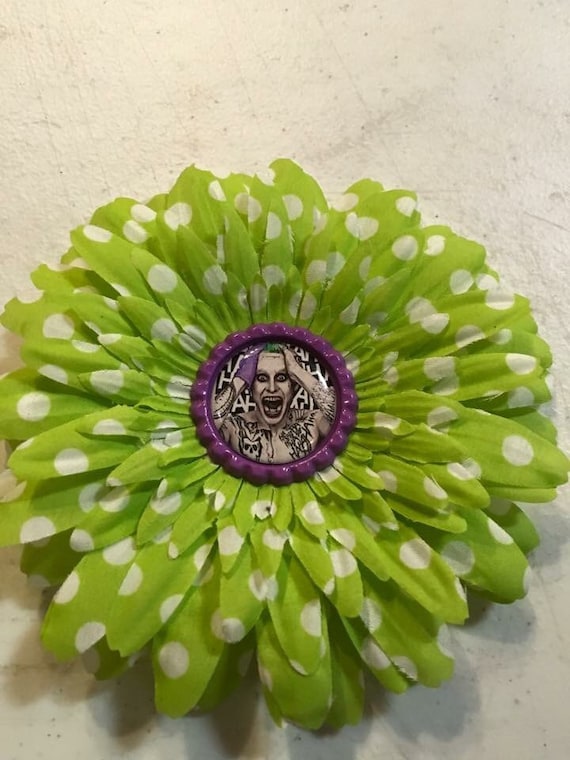 Suicide Squad Joker Hair Flower