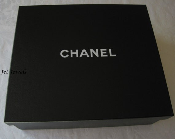 Coco Chanel Chanel Shoe Box Chanel Gift Box Black by JetJewels
