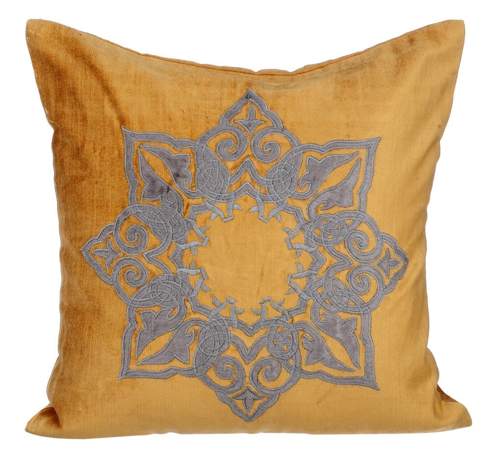 gold decorative pillows