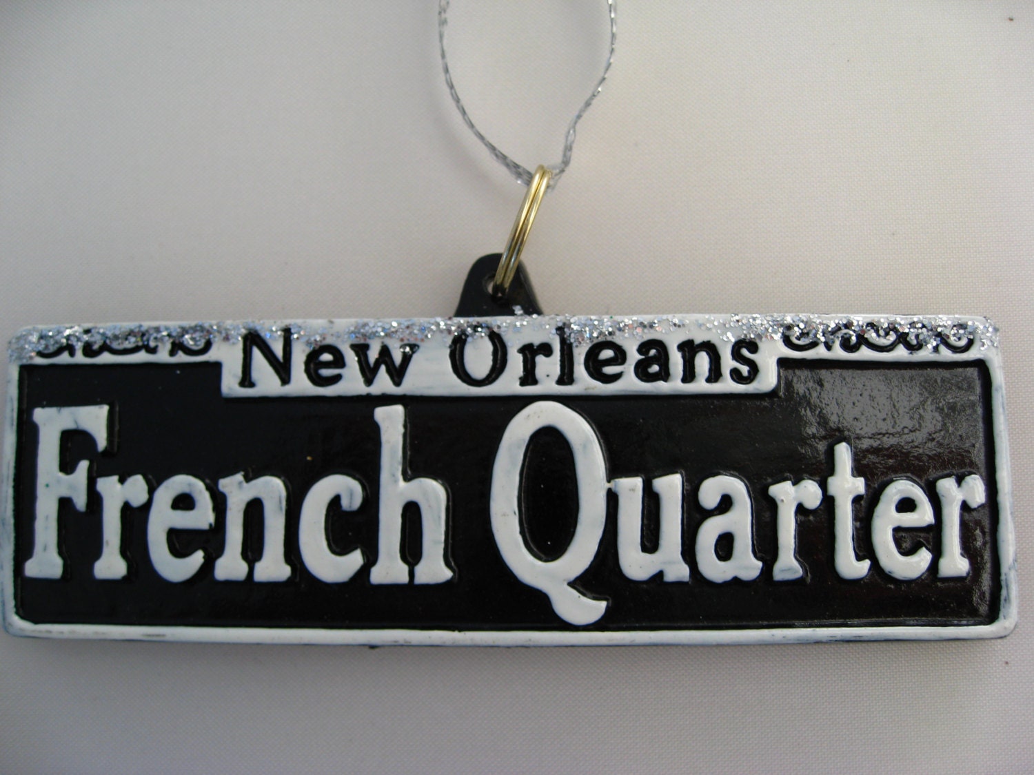 New Orleans French Quarter St. Street Sign Holiday by CopperFancy
