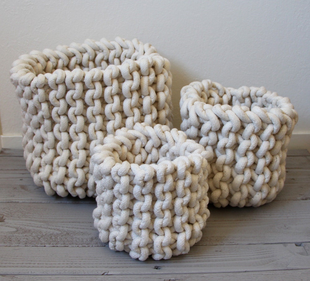 Rope basket PDF pattern
