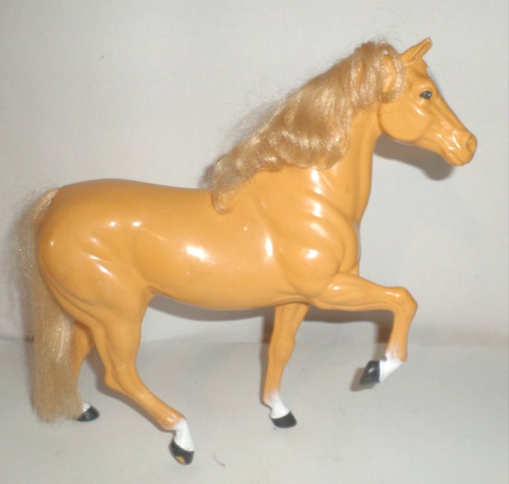 Vintage Barbie Horse 1980 Mattel Plastic Barbie Horse Toy