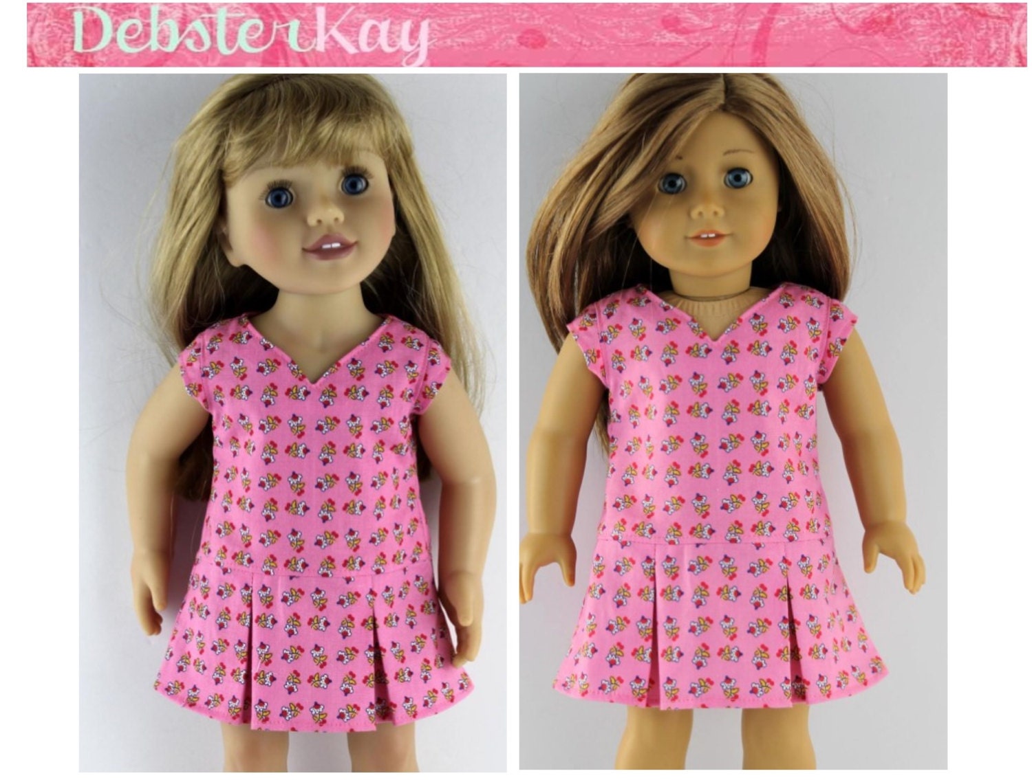 Pink Tennis Dress Doll Clothes to fit 18 or 20 inch dolls