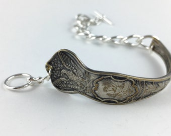 Florida Bracelet, Florida Jewelry, Spoon Bracelet, Florida Gift, Florida Present, Florido Seal, Florida Souvenir, Vintage Florida