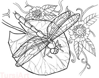 Lily Coloring Page 