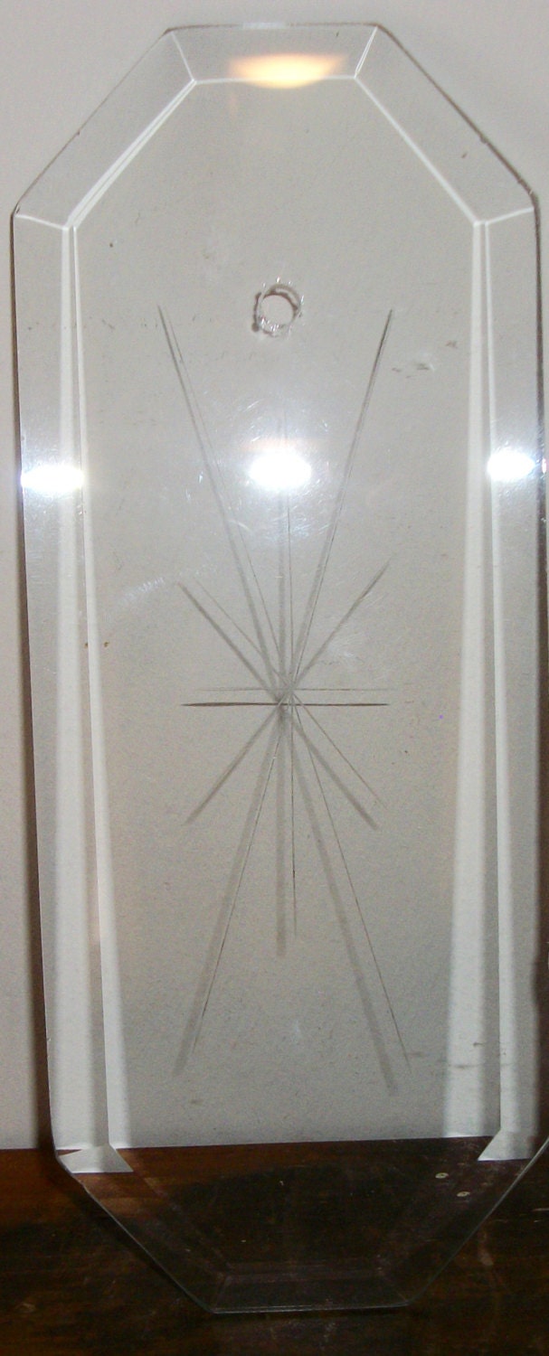 Chandelier Replacement Glass Panels Bevels with Choice of 5