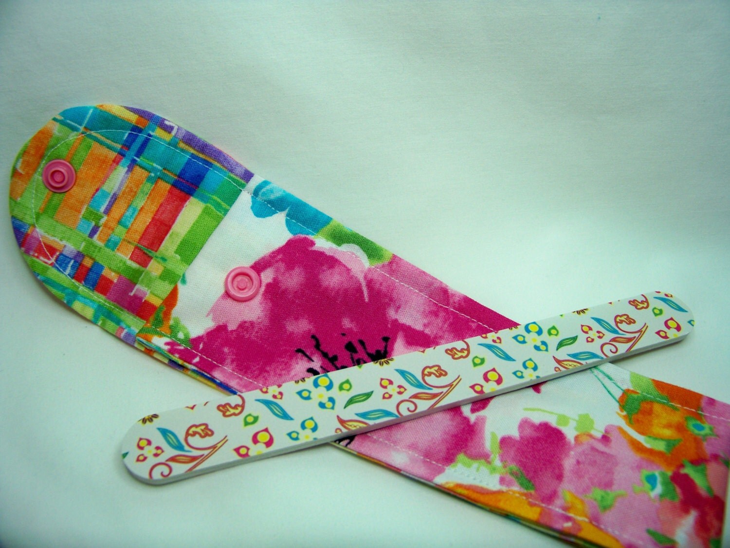 PK Board Case in Watercolor Floral Nail File Case Emery